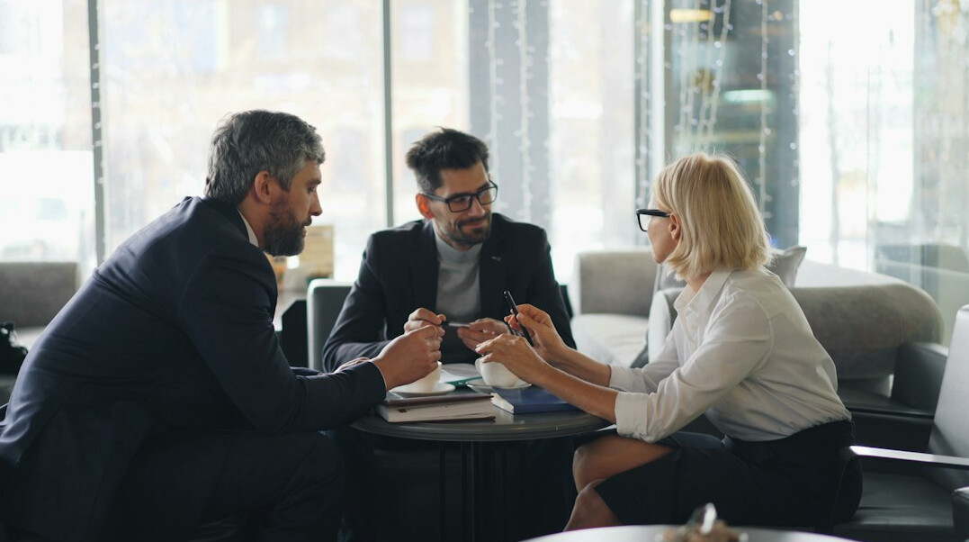 insurance agent discussion